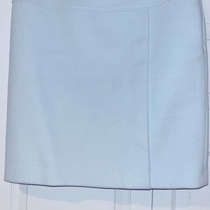 White House Black Market Ice Blue Skirt A-Line side zipper